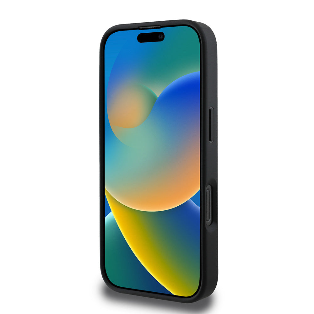 Guess iPhone 16 Pro Max Orjinal Lisanslı PU Deri Şerit Logo Dizaynlı Telefon Kılıfı Guess iPhone 16 Pro Max Orjinal Lisanslı PU Deri Şerit Logo Dizaynlı Telefon Kılıfı